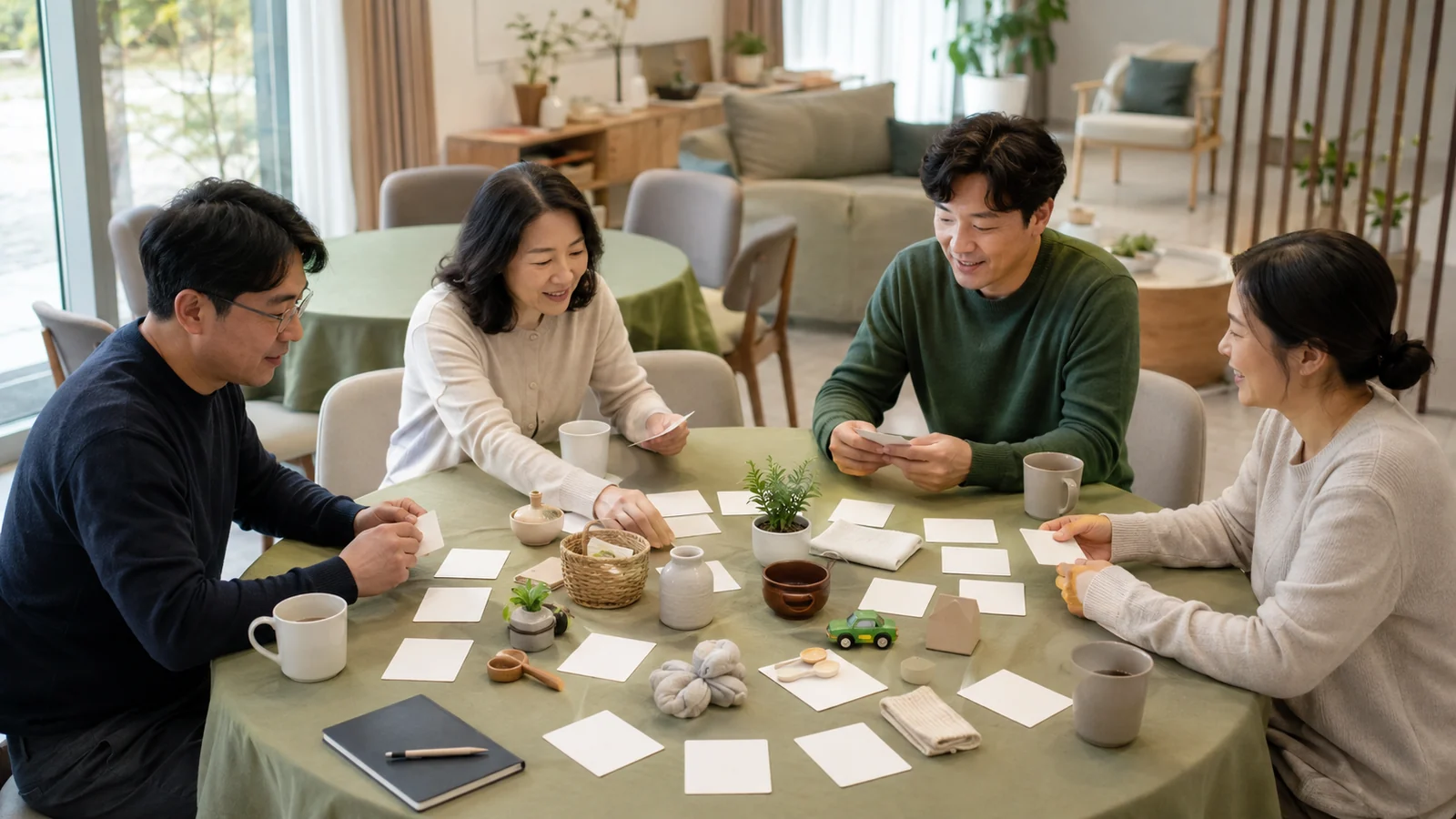생활 고객 질문과 커뮤니티 콘텐츠 주제를 설계하는 팀