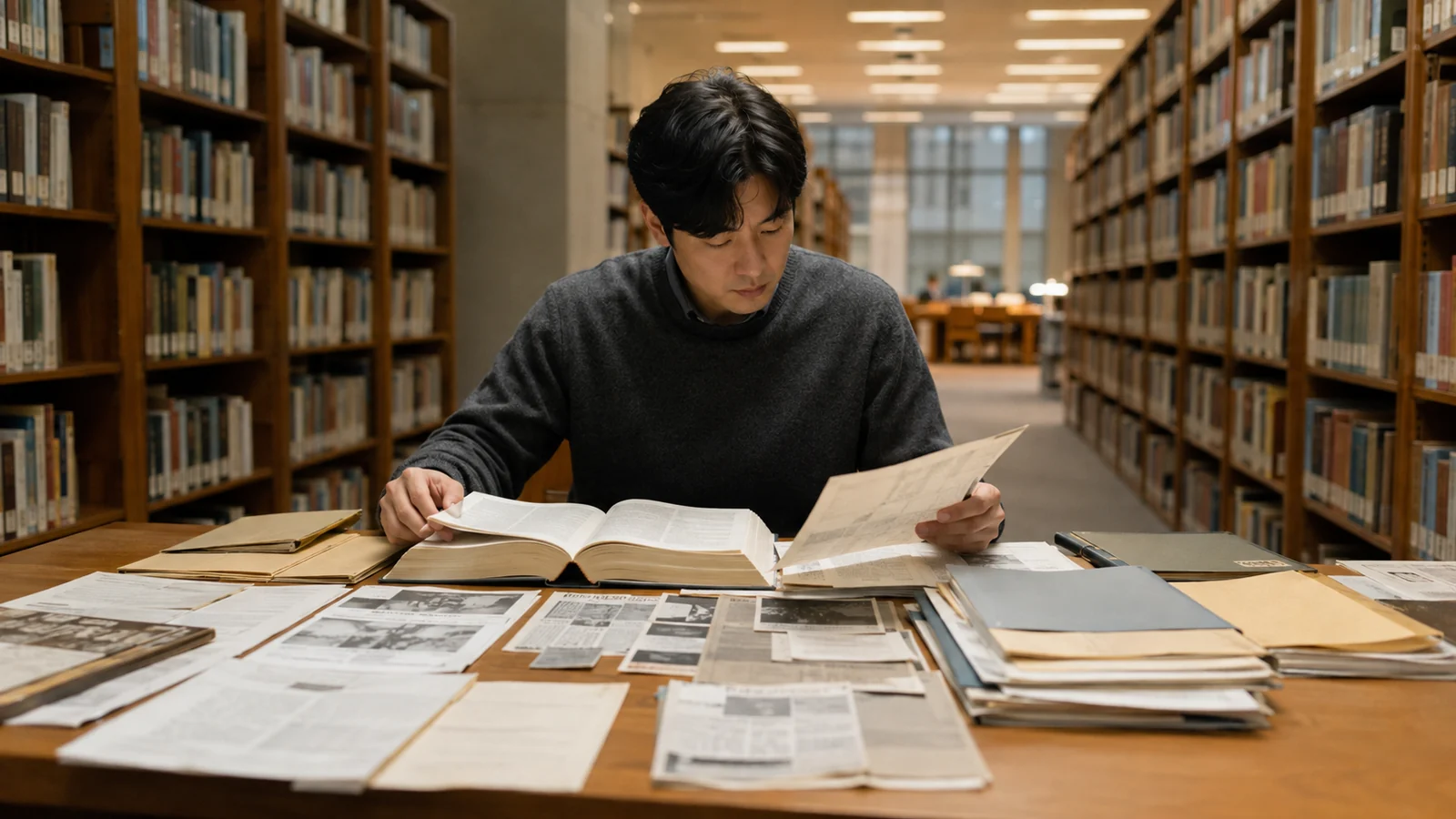 독립 출처와 브랜드 자료를 검토하는 연구 실무자